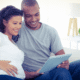 pregnant couple private childbirth class