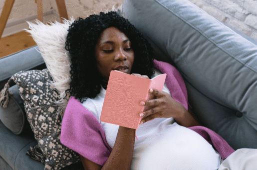 A mother plans for their new baby to come home to their Baltimore, MD home.
