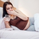 Pregnant woman having nausea third trimester of pregnancy, in Baltimore, Towson