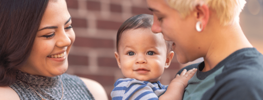A family enjoys sunshine and all Baltimore has to offer families.
