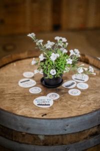 Floral arrangement at the Doulas of Baltimore ten year birthday party held at UNION craft brewing.