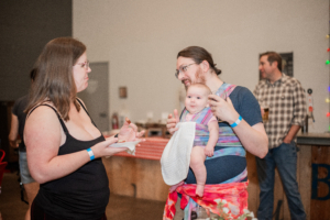 Clients of Doulas of Baltimore enjoy food and fun at UNION craft brewing.