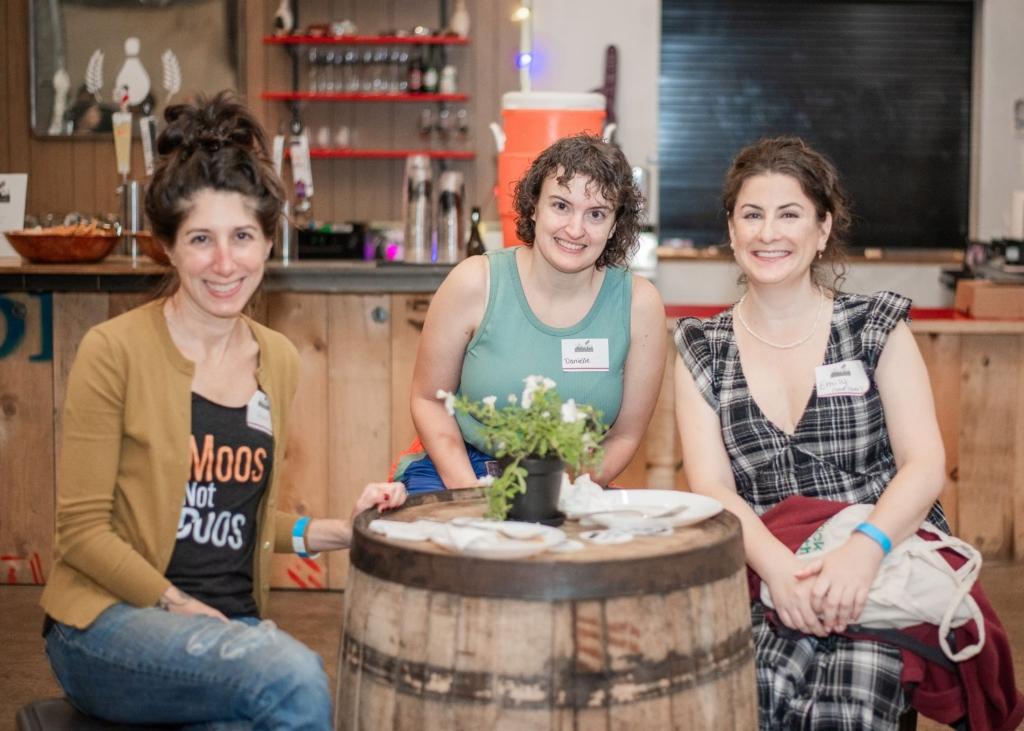 Professional Doulas of Doulas of Baltimore smile at the 10th Birthday Celebration.