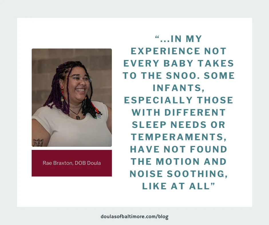 Rae Braxton, a doulas of baltimore doula who attends postpartum newborn clients